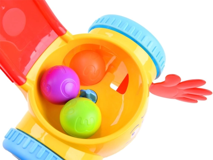 Savāc un kustinā krāsainās bumbiņas