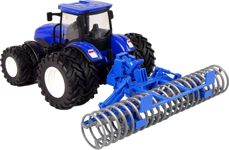 Salokāms disku agregāts un spīdoši lukturi