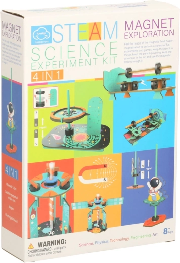 4-in-1: magnētiskie eksperimenti zinātkāriem bērniem