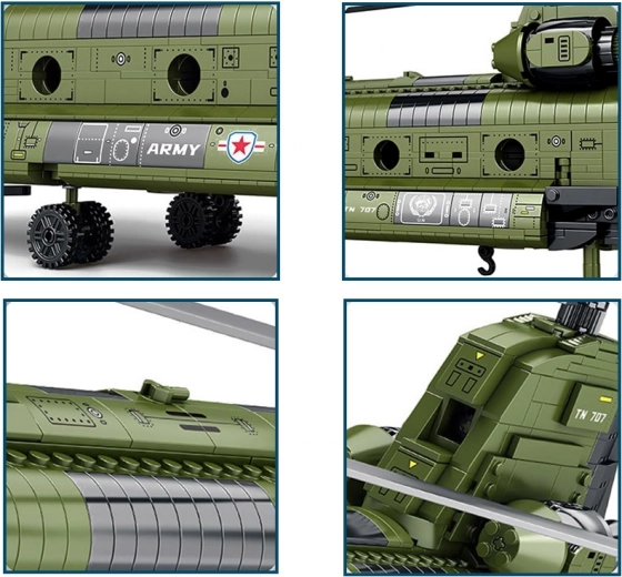 Detalizēts korpuss, šasija un uzlīmes