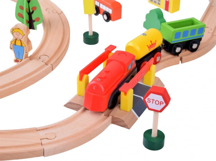 Interaktīva spēle ar bateriju lokomotīvi