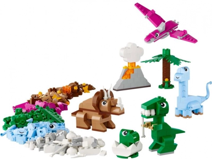 Būvē un pārbūvē 5 dinozaurus