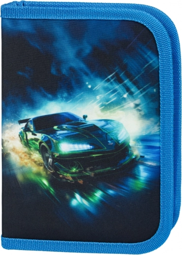 Vienstāva penālis ar YKK rāvējslēdzēju un sacīkšu motīvu