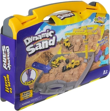 Koferis, kas pārvēršas par smilšu kasti