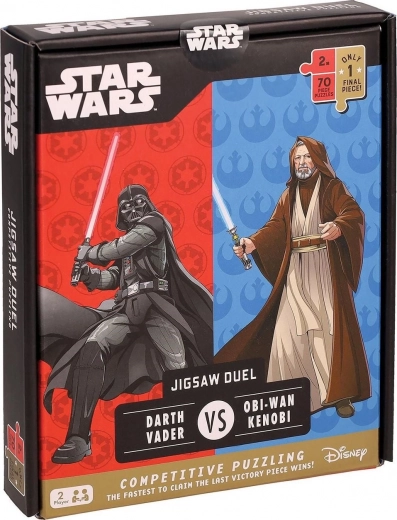 Duel of two heroes: Darth Vader vs. Obi‑Wan