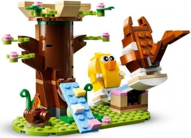 Spēles stāsts ar koka namiņu