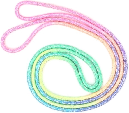 Mīksta un elastīga varavīksnes aukliņa
