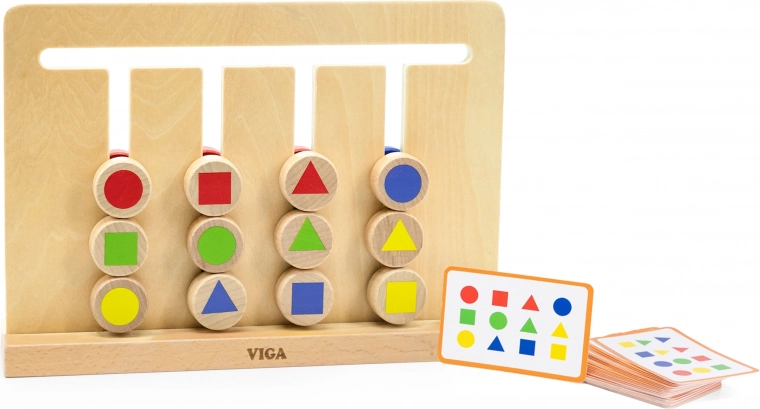 Mācīšanās pēc kartēm: no krāsām pie formām