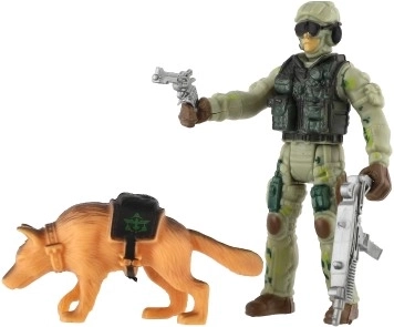 Karavīrs ar ekipējumu un bruņojumu