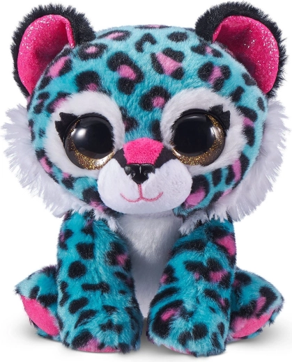 Maigs plīša materiāls un mirdzošas detaļas