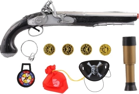 Pilns piederumu komplekts pirātu spēlēm