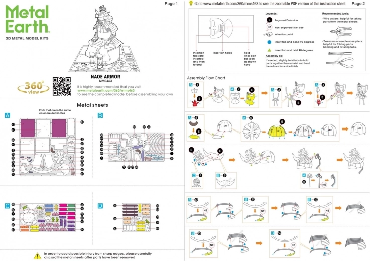 Detailed assembly instructions