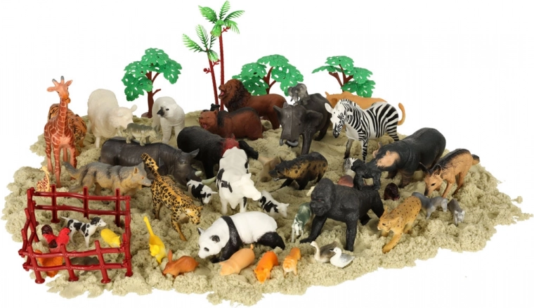 Mācīšanās rotaļājoties: zoo, safari un fermas dzīvnieki