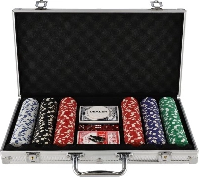 Pilns pokera piederumu komplekts