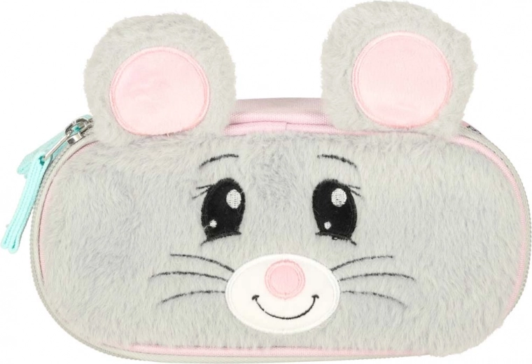 Mīlīgs pūkains pelītes motīvs