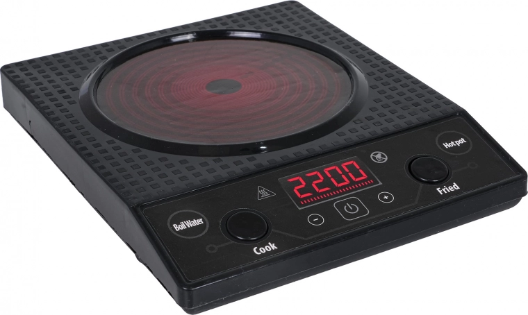 Indukcijas plīts ar vārīšanās skaņām