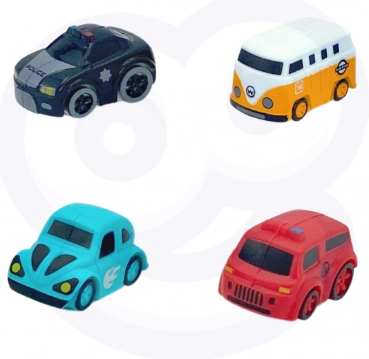 Četru mašīnīšu komplekts daudzveidīgai spēlei