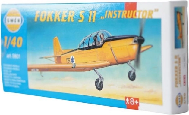 Ikoniska mācību lidmašīna Fokker S-11