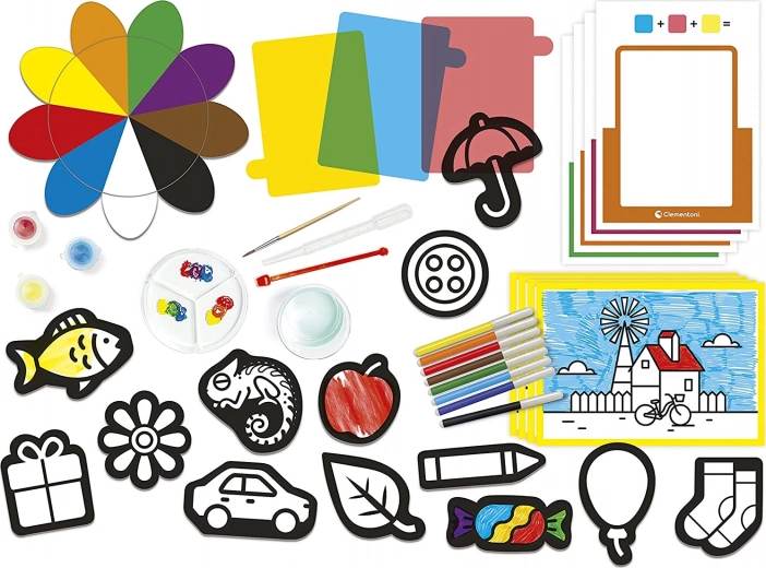 Dažādas formas un krāsojamās lapas