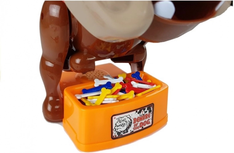 Krāsaini kauli un bļoda “Beware of the Dog”