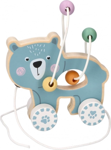 Krāsainas krelles sīkās motorikas attīstībai