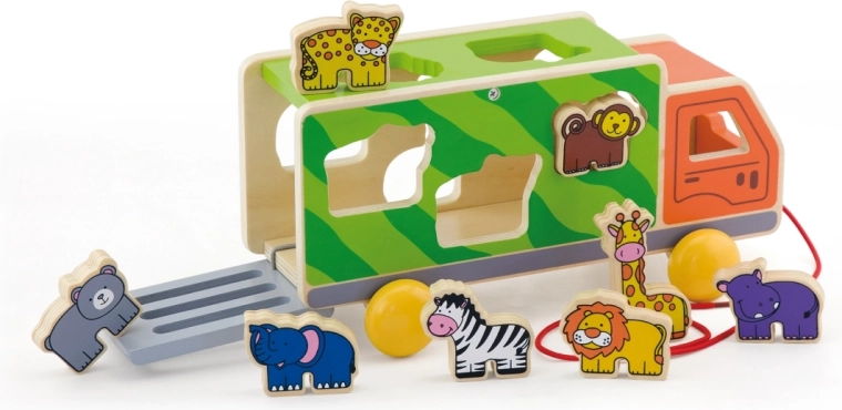 Krāsaini koka dzīvnieciņi