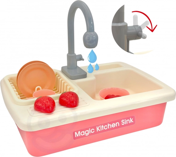 Īsta ūdens cirkulācija kā īstā izlietnē