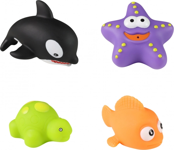 Cheerful sea animals