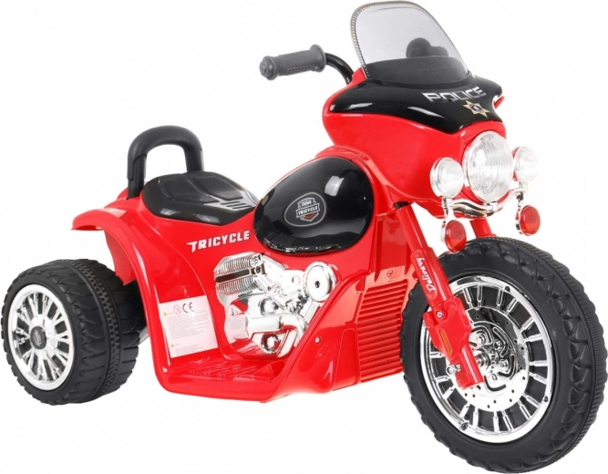 Reālistisks policijas motocikla izskats