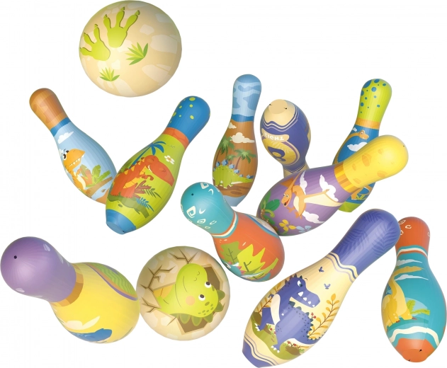 Krāsaini dinozauru motīvi, ko bērni dievina