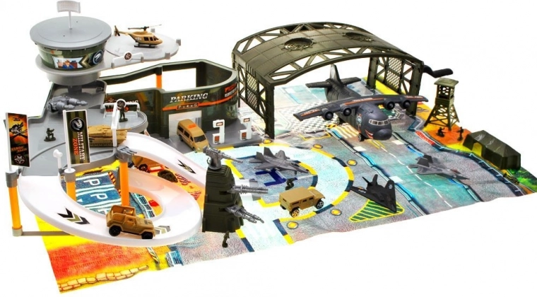 Detailed plastic playset