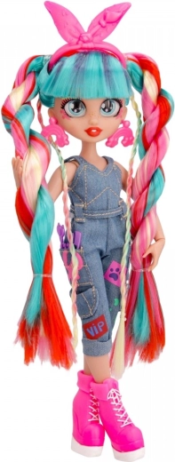 Stylish colorful hair