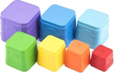 Krāsaina piramīda pirmajai būvēšanai