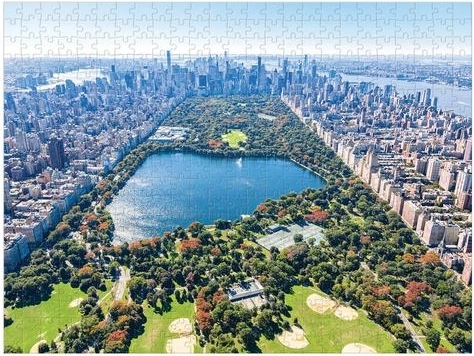 Dubults kadrs uz New York City