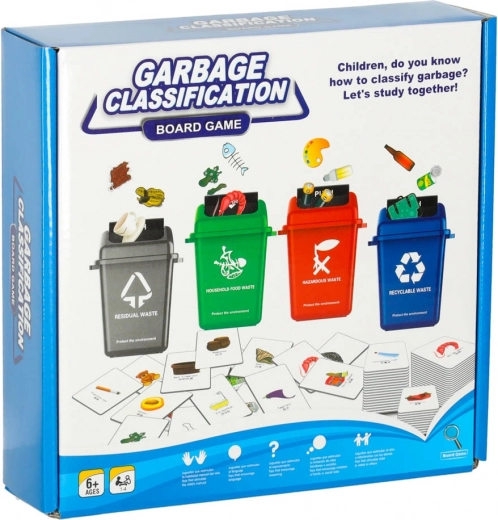Izglītojoša atkritumu šķirošana spēles veidā