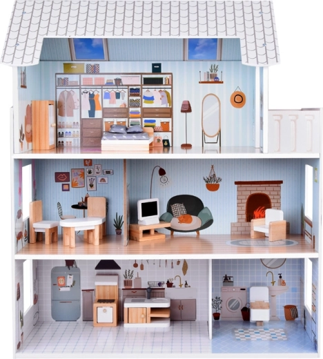 Trīs stāvi, pilni ar detaļām