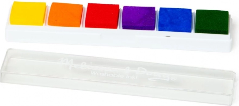 Sešas košas, mazgājamas tintes