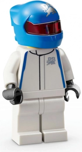 Pilota minifigūriņa gatava startam