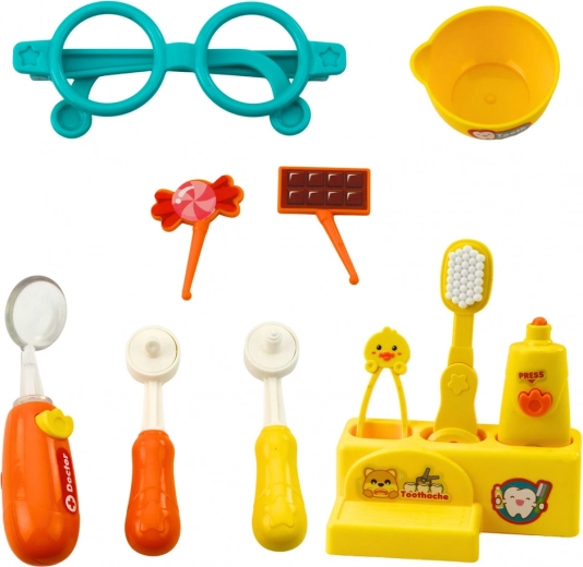 Apkārtapgaismots spogulītis rūpīgai apskatei