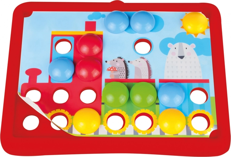 Mācīšanās spēlējoties ar 7 krāsainām veidnēm