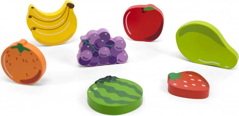 Biezas koka detaļas kā figūriņas