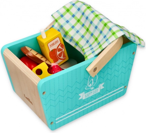 Stilīgs koka groziņš piparmētru krāsā