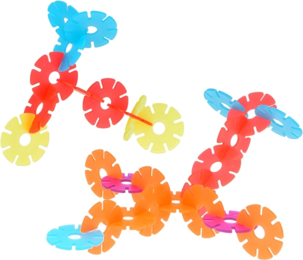 Viegla savienošana, pateicoties sniegpārsliņas formai