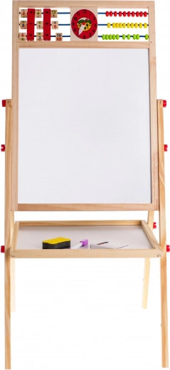 Learning through play with abacus and clock