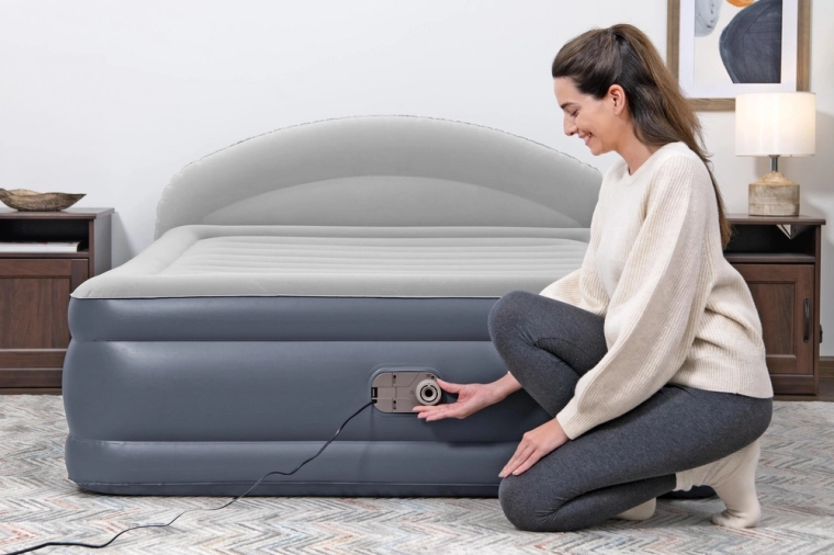 Integrēta elektriskā pumpa zibenīgai uzpūšanai