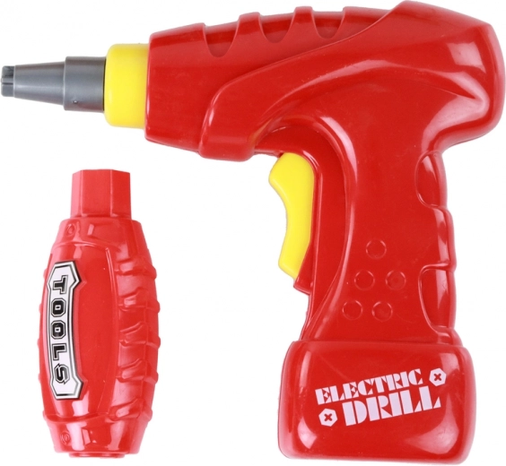 Komplektā bērnu urbjmašīna/screwdriver