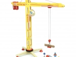 Vilac large wooden construction crane with magnet