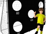 Trizand large metal football goal with training shooting target sheet