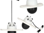 Bērnu pogo lēkātājs panda līdzsvaram balti melns
