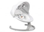 MoMi Kenani Electric Baby Swing, Light Grey